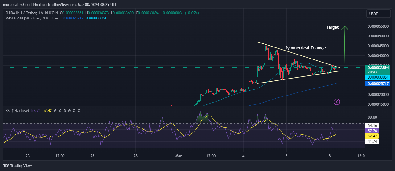 Shiba Inu Price Chart Analysis Source: Tradingview.com