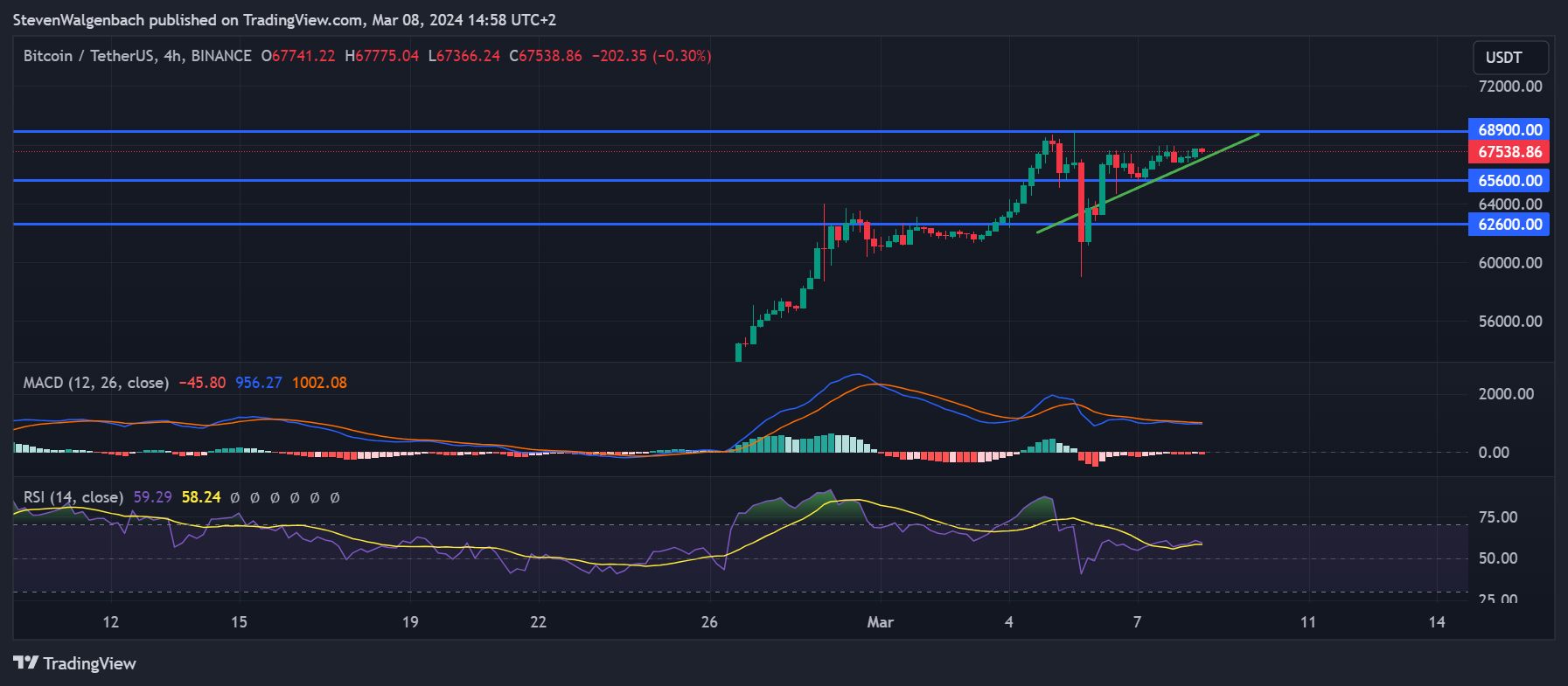 BINANCE:BTCUSDT Chart Image by StevenWalgenbach