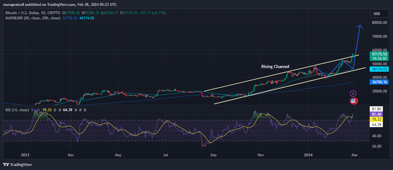 Bitcoin Price Chart Analysis Source:Tradingview.com