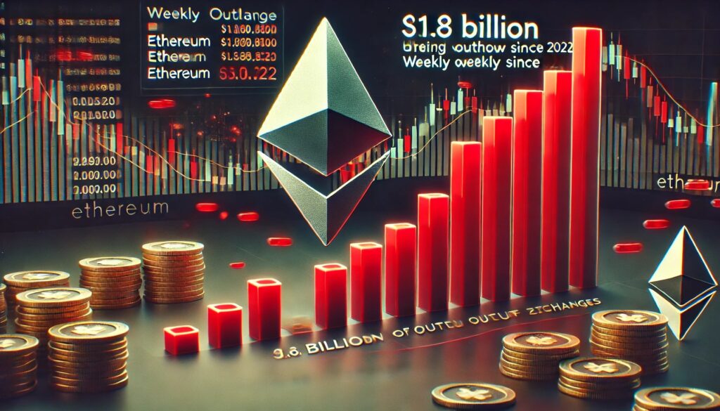 $ 1.8 billion in Ethereum was withdrawn from stock exchanges at the largest weekly flow since 2022 – details $1.8B In Ethereum Withdrawn From Exchanges In Largest Weekly Outflow Since 2022 – Details